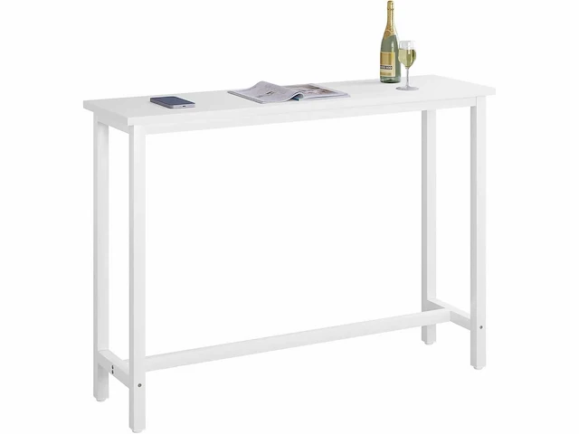 Smalle en hoge bartafel 140x40x100cm - afbeelding 2 van  8