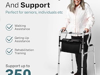 Smalle rollator vaste voet of wielen - afbeelding 2 van  6