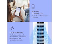Smart air cooler - klarstein skycraper ice smart - ventilator - wit - afbeelding 4 van  4