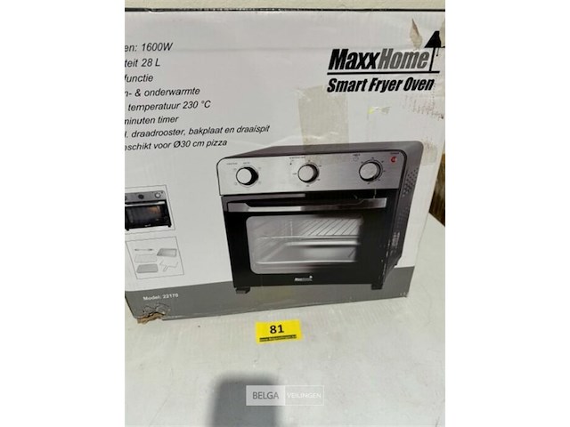 Smart fryer oven 28l - afbeelding 1 van  3