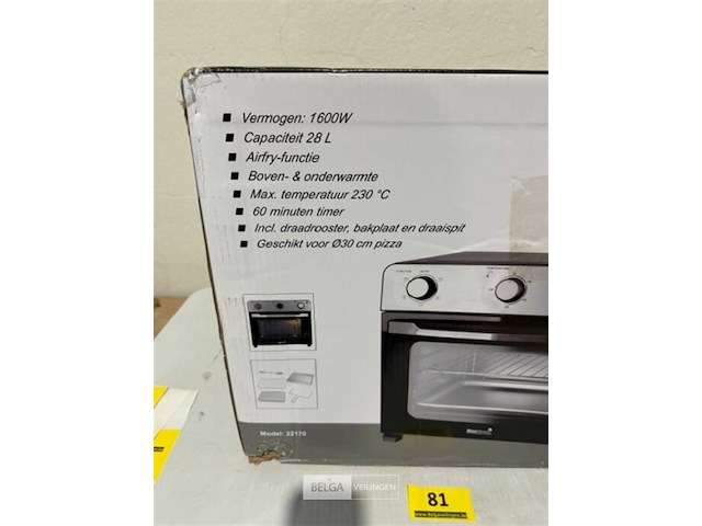 Smart fryer oven 28l - afbeelding 3 van  3