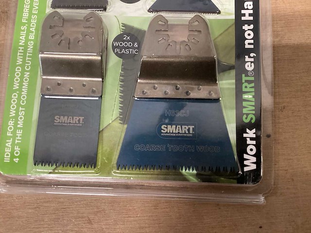Smart h4emk zaagblad voor multitool, set 4 stuks (9x) - afbeelding 3 van  6