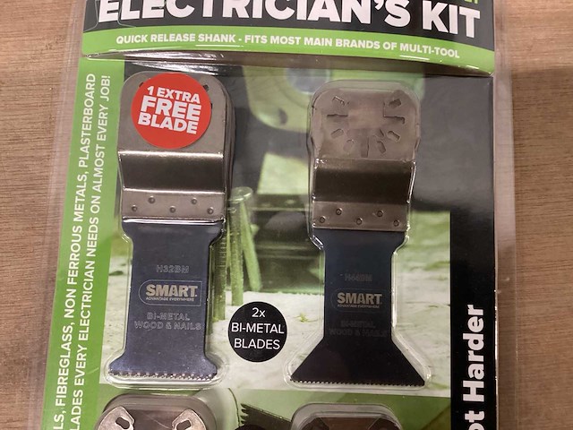 Smart h4emk zaagblad voor multitool, set 4 stuks (9x) - afbeelding 4 van  6