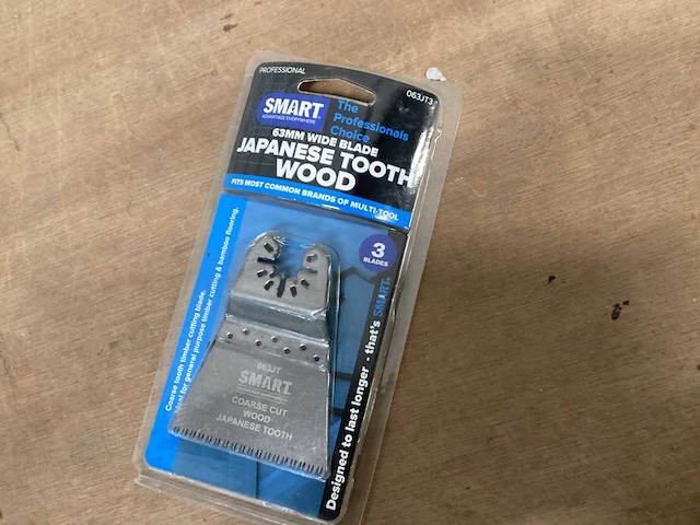 Smart multitool zaagbladen 63 mm, 3 delig (16x) - afbeelding 1 van  5