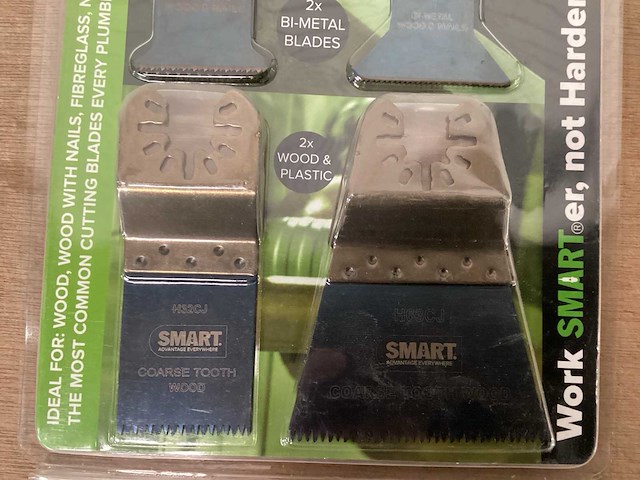 Smart multitool zaagbladen set 4-delig (14x) - afbeelding 5 van  7