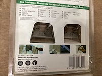 Smart multitool zaagbladen set 4-delig (14x) - afbeelding 7 van  7