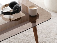Smart salontafel | gehard glas | brons - afbeelding 6 van  7