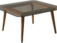 Smart salontafel | gehard glas | brons - afbeelding 7 van  7