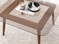 Smart salontafel | gehard glas | brons - afbeelding 2 van  7