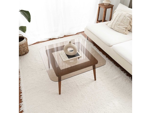 Smart salontafel | gehard glas | brons - afbeelding 4 van  7