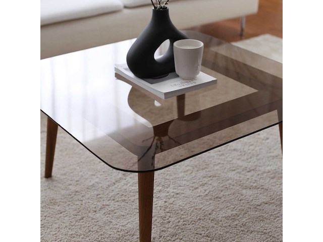 Smart salontafel | gehard glas | brons - afbeelding 5 van  7