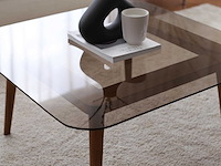 Smart salontafel | gehard glas | brons - afbeelding 5 van  7
