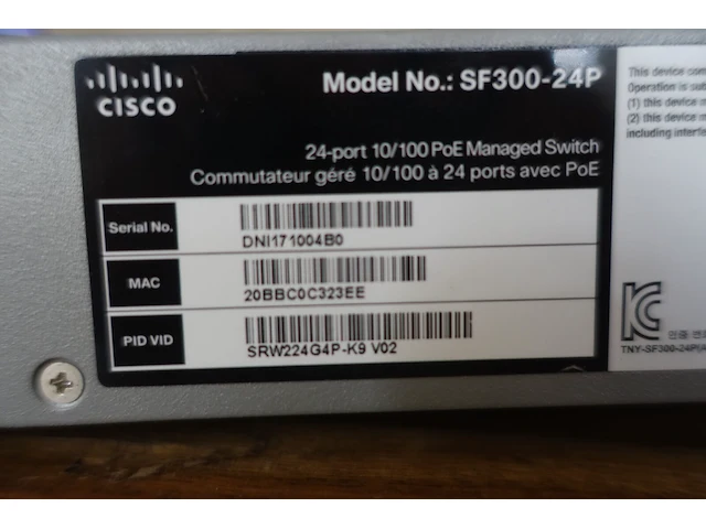 Smart switch cisco - afbeelding 5 van  5