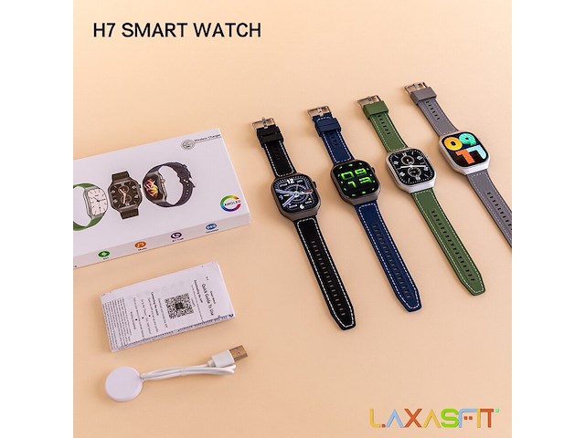 Smart watch - luxasfit - h7 - zwart - afbeelding 2 van  5