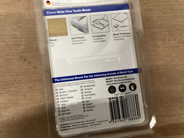 Smart zaagblad voor multitool 32 mm (10x) - afbeelding 5 van  5