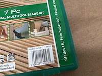 Smart zaagbladenset multitool, 7 delig (4x) - afbeelding 2 van  4