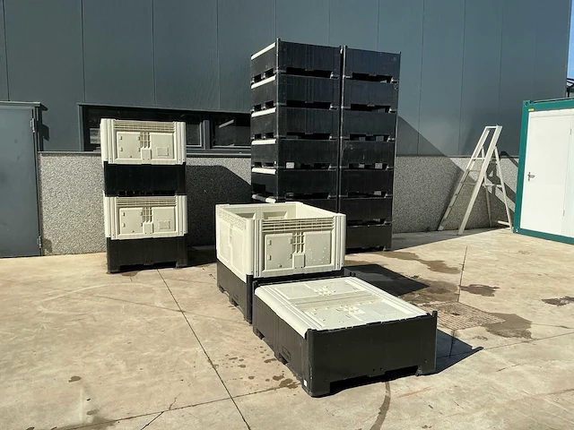 Smartbox palletboxen - inklapbaar en stapelbaar (10x) - afbeelding 1 van  8