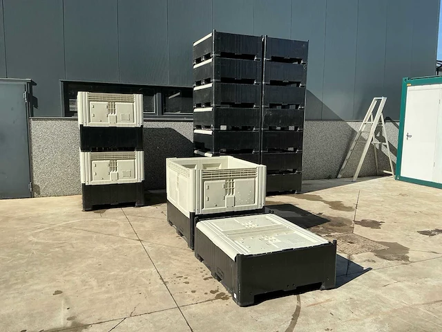 Smartbox palletboxen - inklapbaar en stapelbaar (20x) - afbeelding 3 van  8