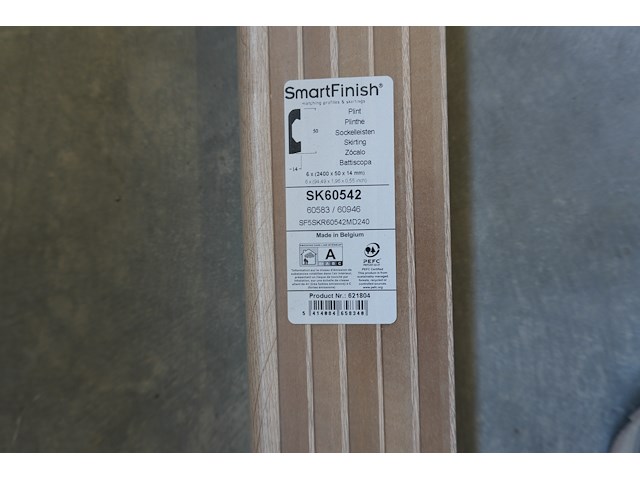 Smartfinish 3-in-1 plint natural, 1 pak - afbeelding 3 van  3