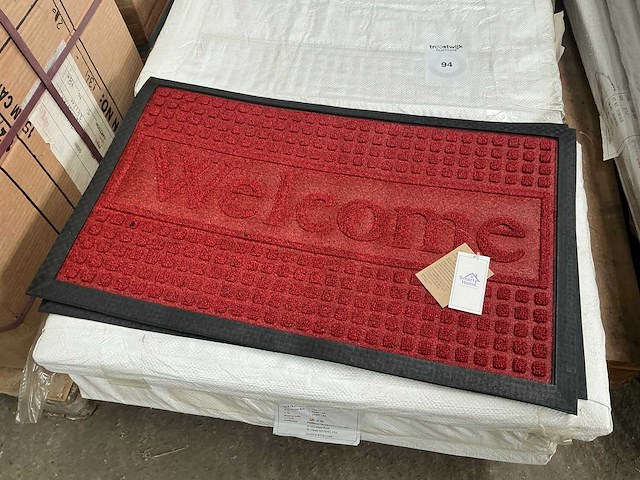 Smarthome “welcome” rubberen deurmat (42x) - afbeelding 1 van  5