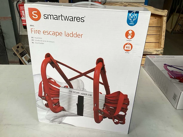 Smartwares brandladder 4,5 meter - afbeelding 1 van  7