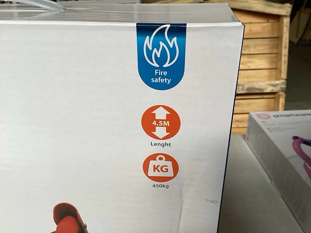 Smartwares brandladder 4,5 meter - afbeelding 4 van  7