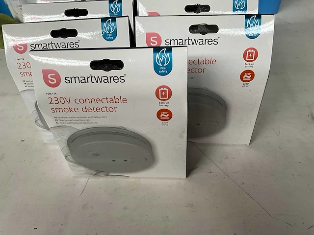 Smartwares fsm174 rookmelder 230v, koppelbaar (9x) - afbeelding 2 van  4