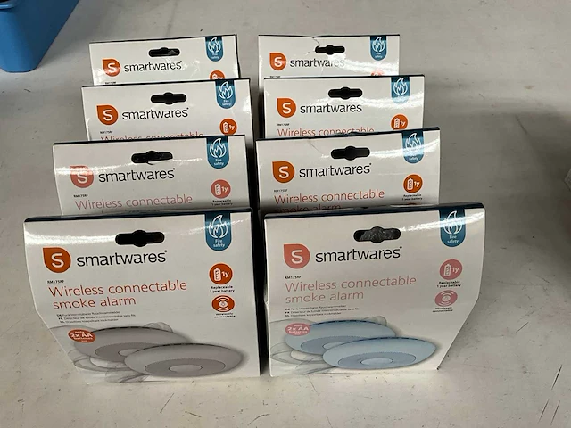 Smartwares rm175rf rookmelder koppelbaar, 2 pack (8x) - afbeelding 1 van  5