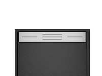 Smc extra vlak aanrechtblad of verzonken hars douchebak - zwart - 120 x 80 cm - afbeelding 3 van  5