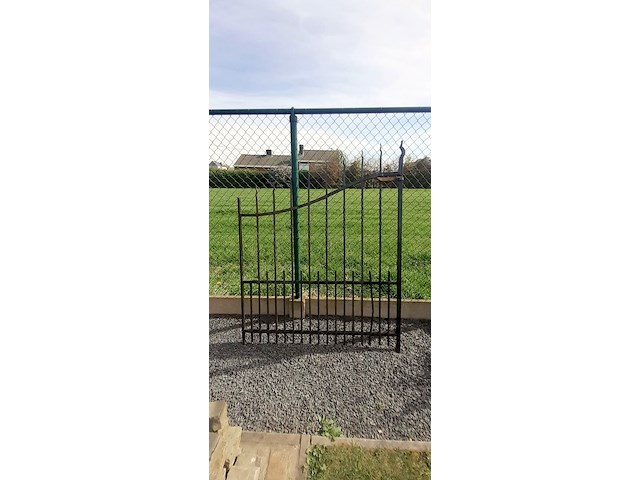 Smeedijzeren poort - afbeelding 1 van  1