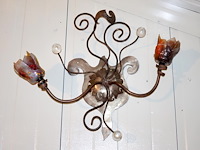 Smeedijzeren wandlamp