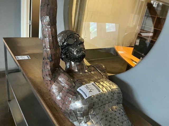 Smeedwerk vrouwenbuste - afbeelding 2 van  4