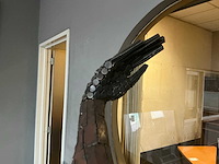 Smeedwerk vrouwenbuste - afbeelding 4 van  4