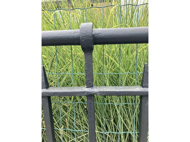 Smeedwerken tuinomheining met poort - afbeelding 2 van  13