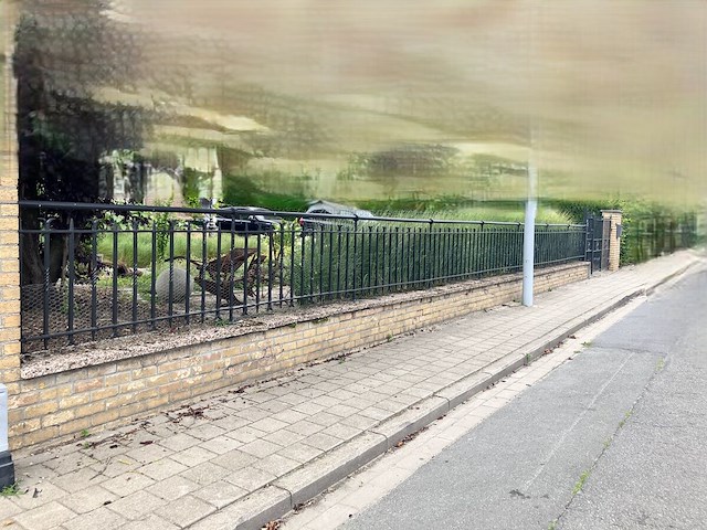 Smeedwerken tuinomheining met poort - afbeelding 6 van  13