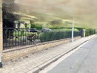 Smeedwerken tuinomheining met poort - afbeelding 6 van  13
