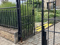 Smeedwerken tuinomheining met poort - afbeelding 9 van  13