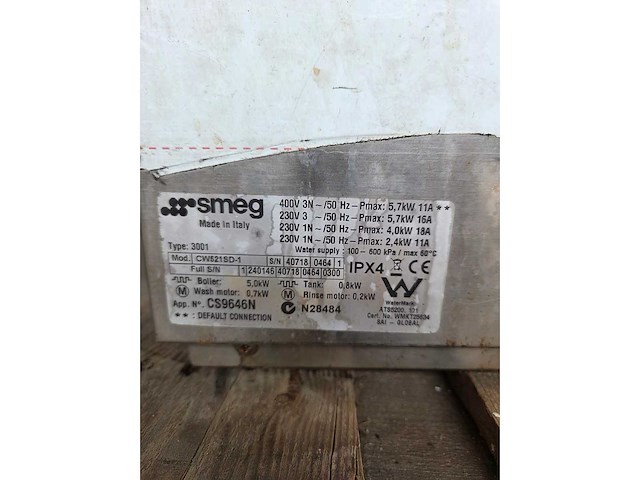 Smeg - cw521 - glazenvaatwasmachine - afbeelding 7 van  9
