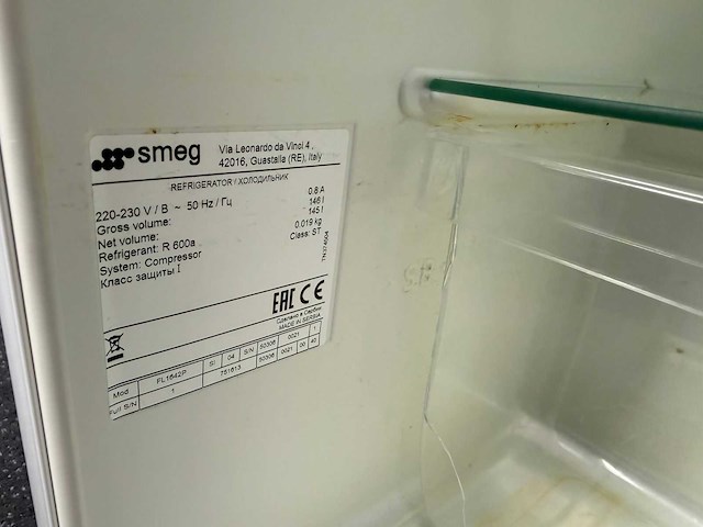 Smeg - tafelmodel - koelkast - afbeelding 5 van  6