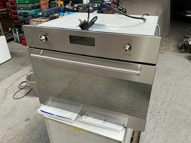 Smeg s45mcx2 inbouw oven met magnetron functie - afbeelding 1 van  11