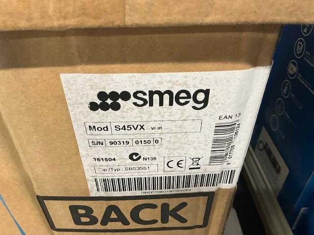 Smeg s45vx2 stoomoven - afbeelding 3 van  3