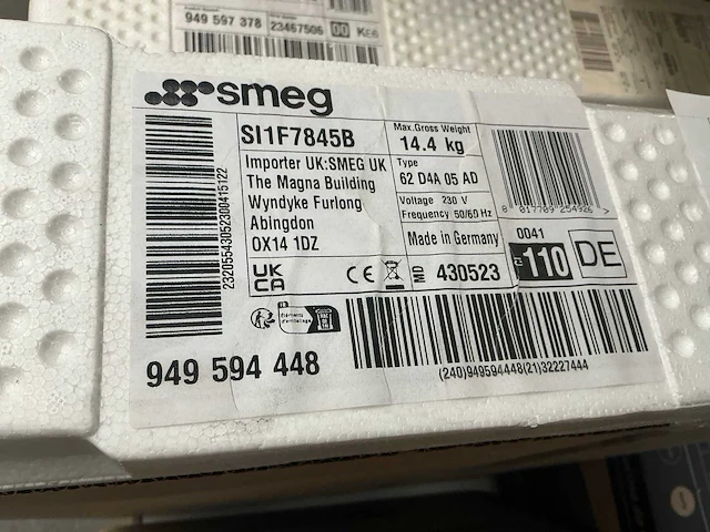 Smeg si1f7845b inductiekookplaat - afbeelding 3 van  3