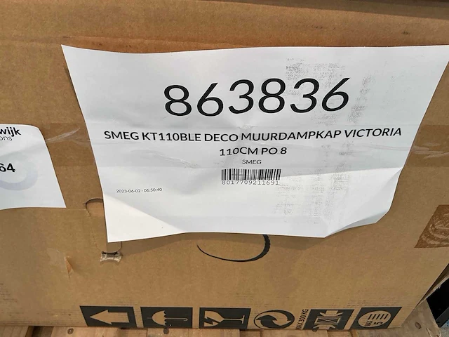 Smeg victoria kt110ble muurafzuigkap - afbeelding 3 van  6