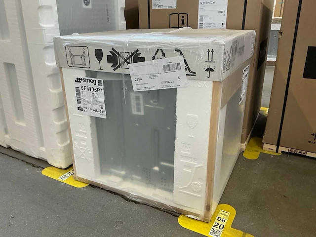 Smeg victoria sf6905p1 creme inbouwoven - afbeelding 2 van  3