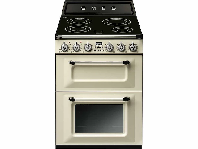 Smeg victoria tr62ip2 vrijstaand inductiefornuis met dubbele oven - afbeelding 1 van  1