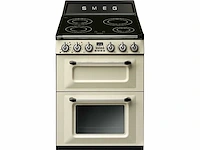 Smeg victoria tr62ip2 vrijstaand inductiefornuis met dubbele oven