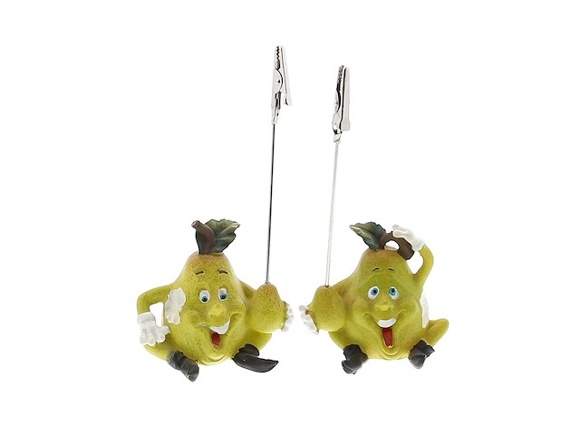 Smiley fruits fotoclip peer - kerst- & seizoensartikelen (250x) - afbeelding 2 van  2