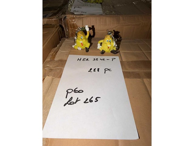 Smiley fruits sleutelhanger km peer - kerst- & seizoensartikelen (288x) - afbeelding 1 van  1