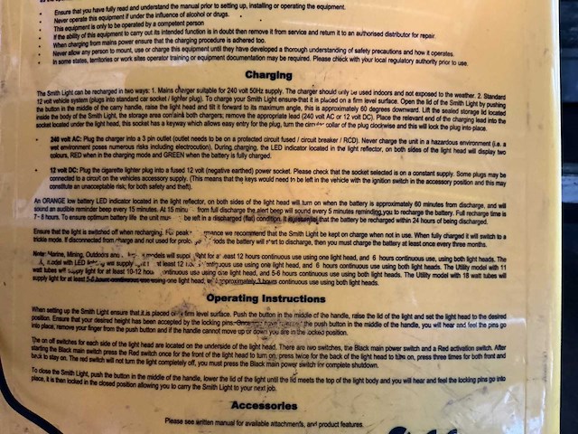 Smith led bouwlamp - afbeelding 2 van  2