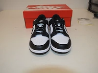 Sneaker nike dunk low retro white black (gs) maat 40 nieuw in doos (2)